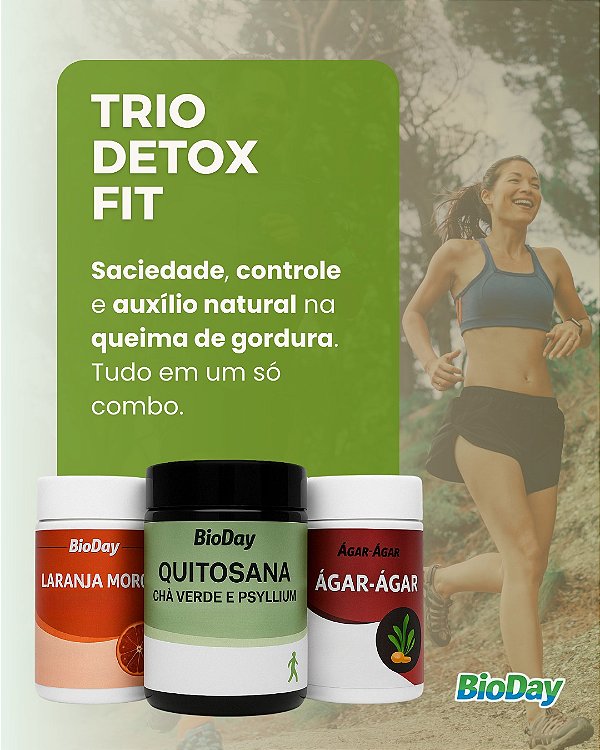 Trio Detox Fit – Saciedade, controle e auxílio natural na queima de gordura