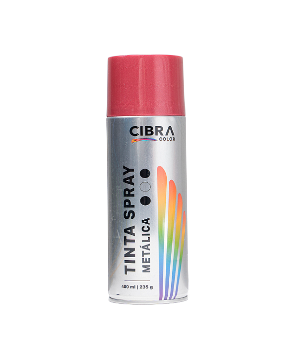 TINTA SPRAY METALICO VERMELHO 250G/400ML