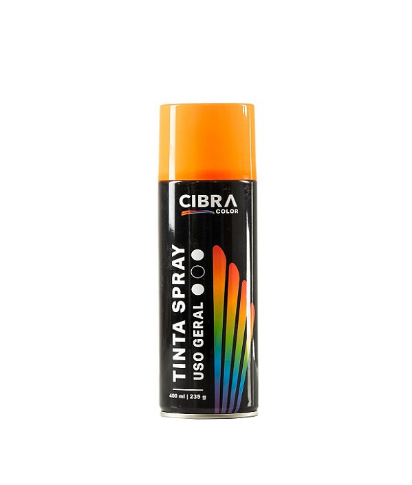 TINTA SPRAY LUMINOSO LARANJA 250G/400ML