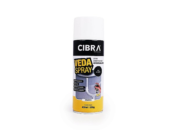 TINTA SPRAY IMPERMEABILIZANTE BRANCO 250G/400ML