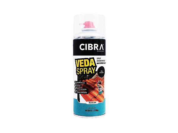 TINTA SPRAY IMPERMEABILIZANTE TRANSPARENTE 250G/400ML