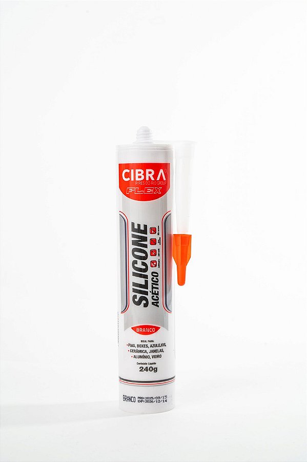 SILICONE ACETICO BRANCO 240G