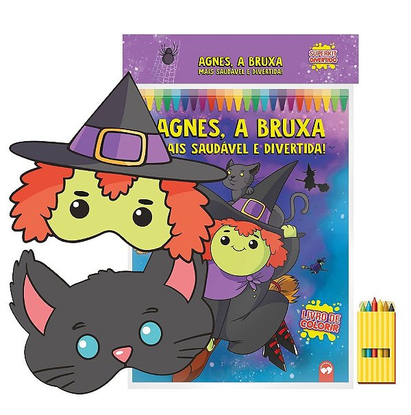Agnes, A Bruxa Mais Saudável E Divertida! Superkit Divertido-..