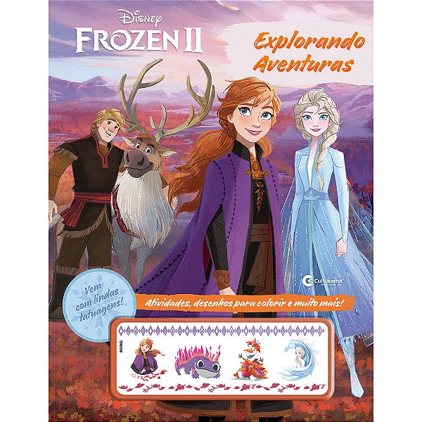 Explorando Aventuras - Frozen 2 Com Tatuagens