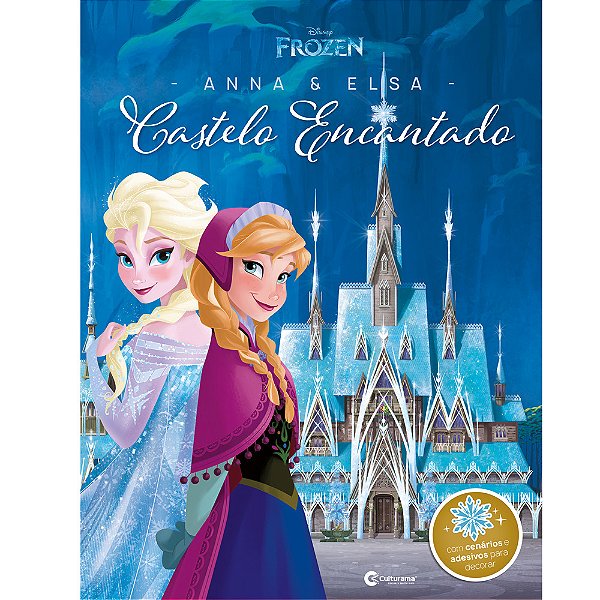 Castelo Encantado Disney Com Adesivos - Frozen