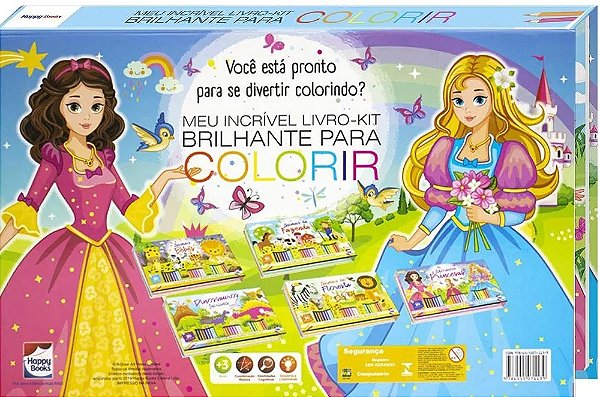 Meu Incrivel Livro-Kit Brilhante P/Colorir: Princesas..-