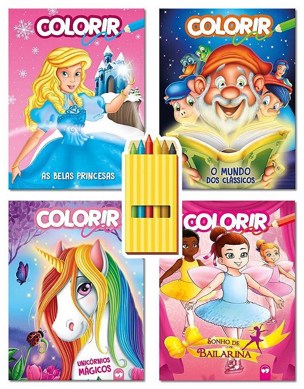 Kit Explosão De Cores Meninas-..