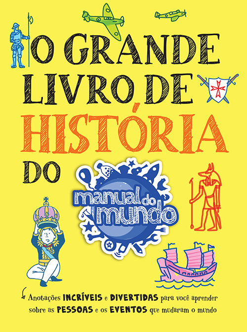 O Grande Livro De História Do Manual Do Mundo..-