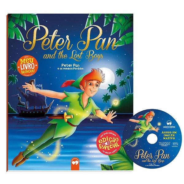 Peter Pan And The Lost Boys - Meu Livro Bilíngue - Vale Das Letras - Book + Audio CD