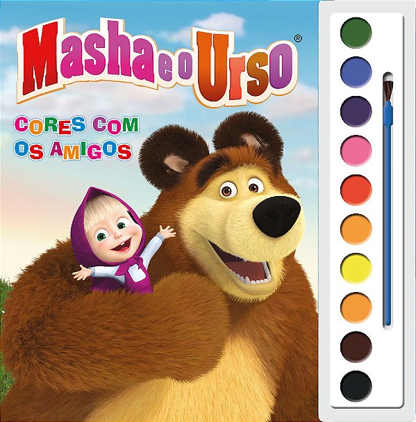 Masha E O Urso - Cores Com Os Amigos..-