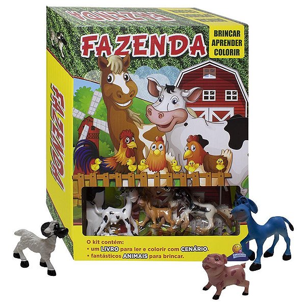 Brincar-Aprender-colorir II: Fazenda