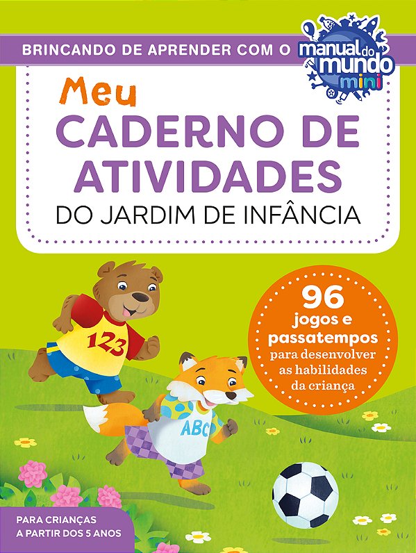 Meu Caderno De Atividades Do Jardim De Infância