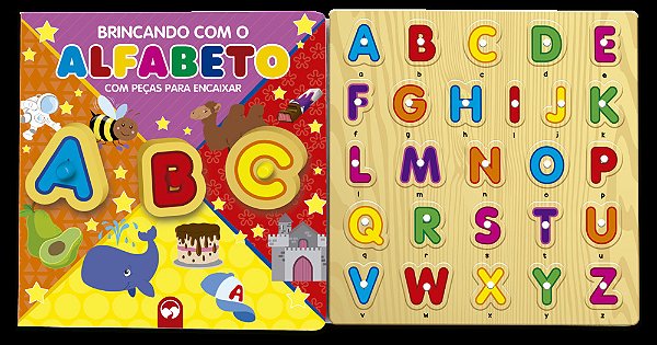 Brincando Com O Alfabeto Peças Para Encaixar