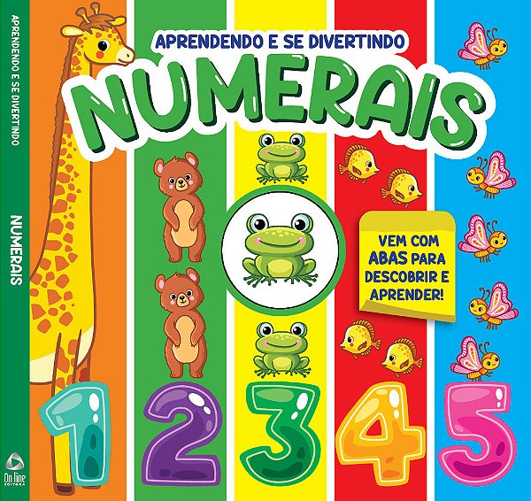 Livro Aprendendo E Se Divertindo - Numerais..-