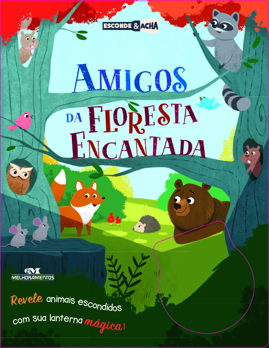 Amigos Da Floresta Encantada Revele Animais Escondidos Com Sua Lanterna Mágica!