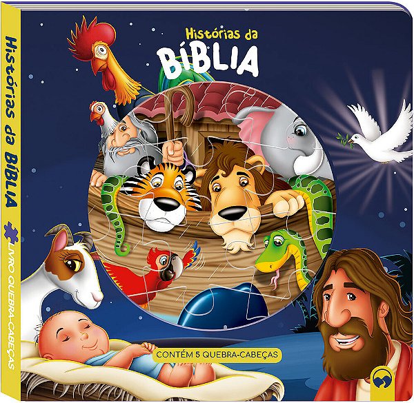 Histórias Da Bíblia Livro Quebra-Cabeças