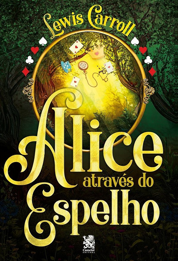 Alice Através Do Espelho - Capa Especial + Marcador De Páginas..-