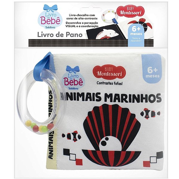 Baby Montessori - Contrastes Fofos! Animais Marinhos