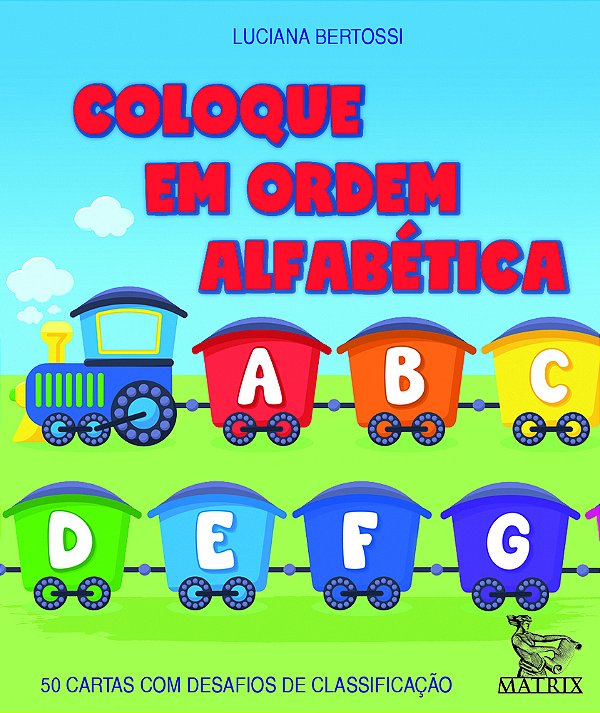 Coloque Em Ordem Alfabética 50 Cartas Com Desafios De Classificação..-