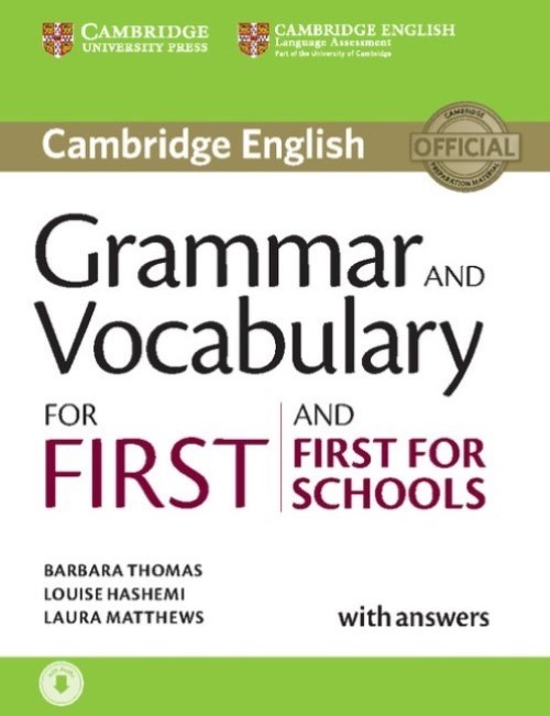 Grammar And Vocabulary For First And First For Schools - Book With Answers And Audio CD