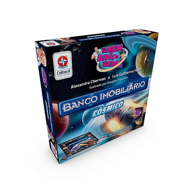 Viagem Ao Espaço Sideral Com Banco Imobiliário Cósmico..-
