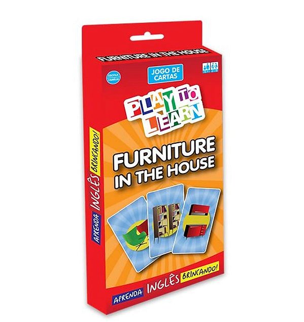 Play To Learn - Furniture In The House - Jogo De Cartas