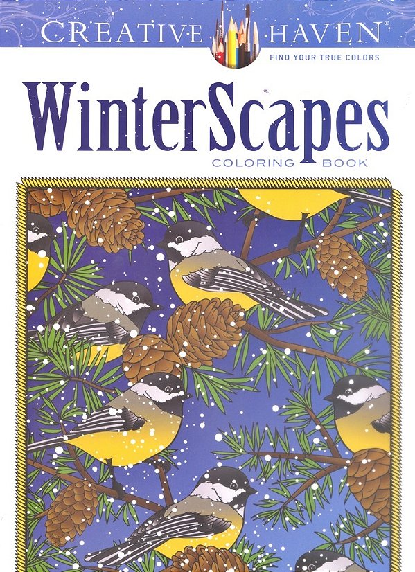 Winterscapes - Creative Haven Coloring Books-..
