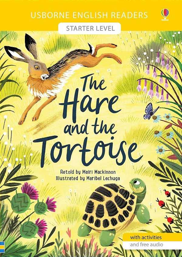 The Hare And The Tortoise - Usborne English Readers - Level Starter - Book With Activities And Free Audio