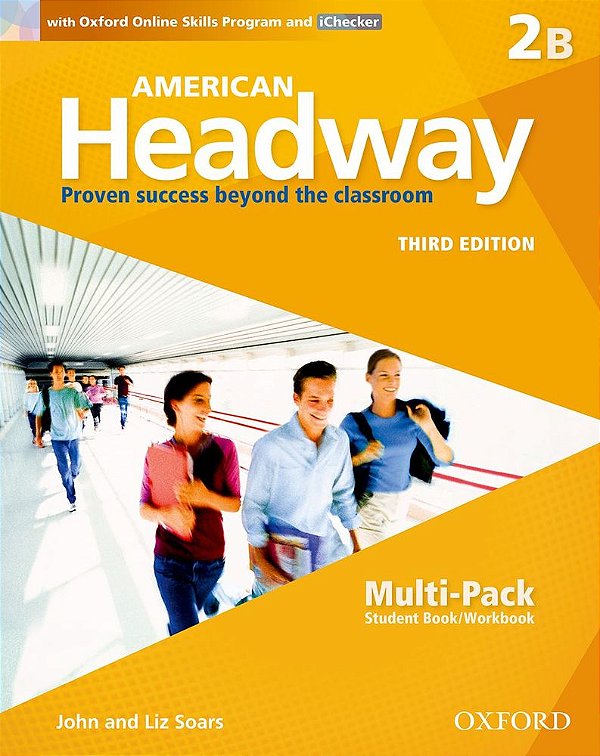 American Headway 2B - Multi-Pack (Student's Book With Workbook And Oxford Online Skills Program & Ichecker) - Third Edition