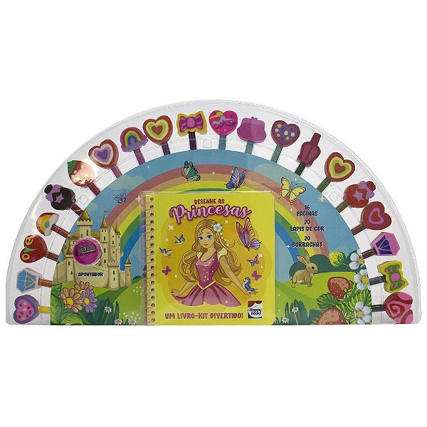 Um Livro-Kit Divertido! Desenhe As Princesas