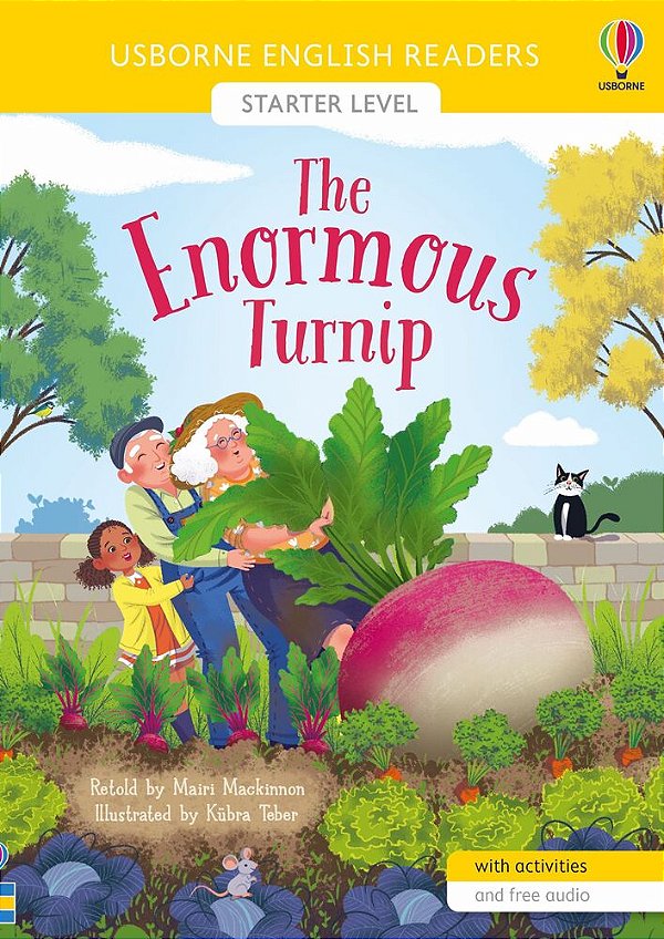 The Enormous Turnip - Usborne English Readers - Level Starter - Book With Activities And Free Audio