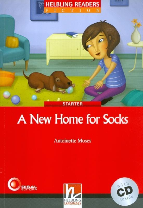 New Home For Socks - Helbling Readers Fiction - Red Series - Level 1 - Book With Audio CD