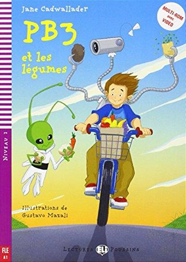 PB3 Et Les Legumes - Eli Lectures Poussins - Niveau 2 - Livre Avec CD Audio