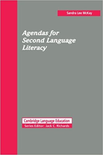 Agendas For Second Language Literacy - Book