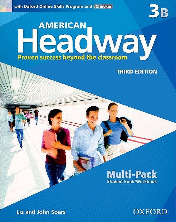 American Headway 3B - Multi-Pack (Student's Book With Workbook And Oxford Online Skills Program & Ichecker) - Third Edition
