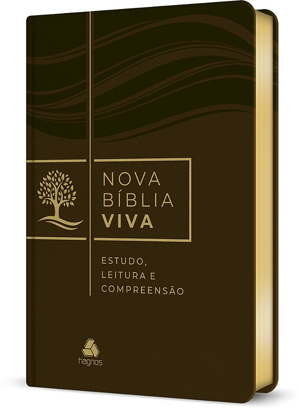 Nova Bíblia Viva - Marrom Estudo, Leitura E Compreensão..-