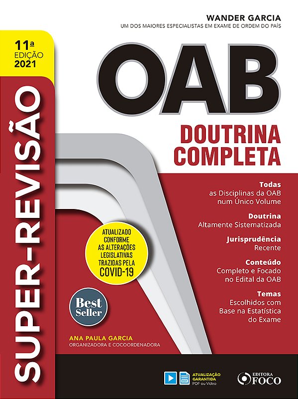 Super-Revisão Oab - Doutrina Completa - 11ª Ed - 2021..-