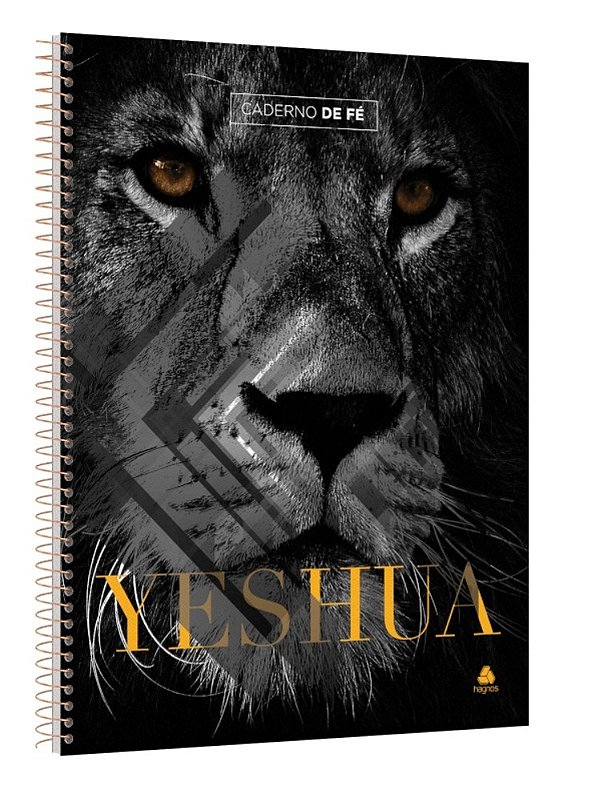 Caderno De Fé - Leão Yeshua Universitário Capa Dura Espiral