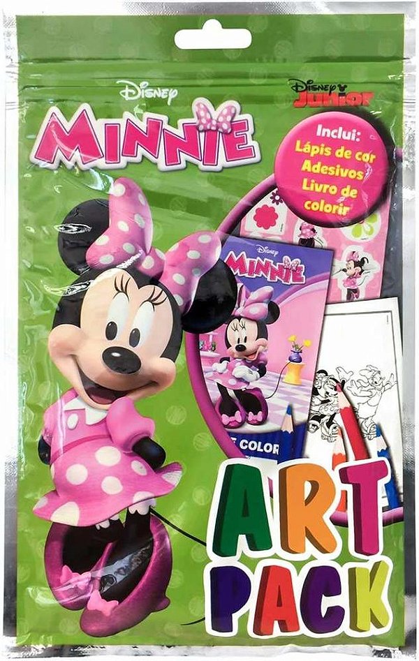 Minie - Art Pack (Livro Com Lápis De Cor E Adesivos)..-