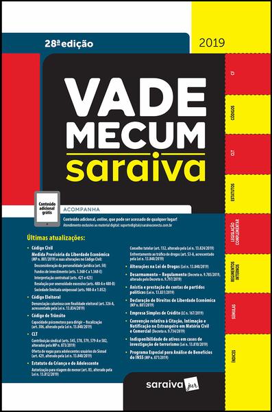 Vade Mecum Saraiva - Livro Com Conteúdo Online - 28ª Edição..-