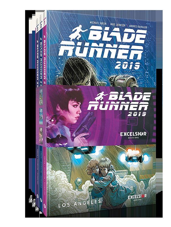 Super Kit Blade Runner 2019 Coleção Completa Em Capa Dura Com As 3 Hqs..-