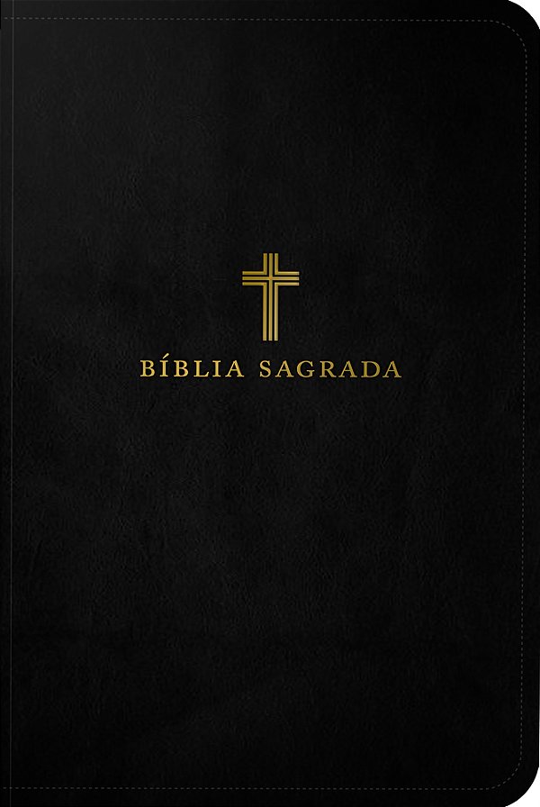 Bíblia Sagrada Acf, Couro Soft, Preta, Letra Grande, Leitura Perfeita..-