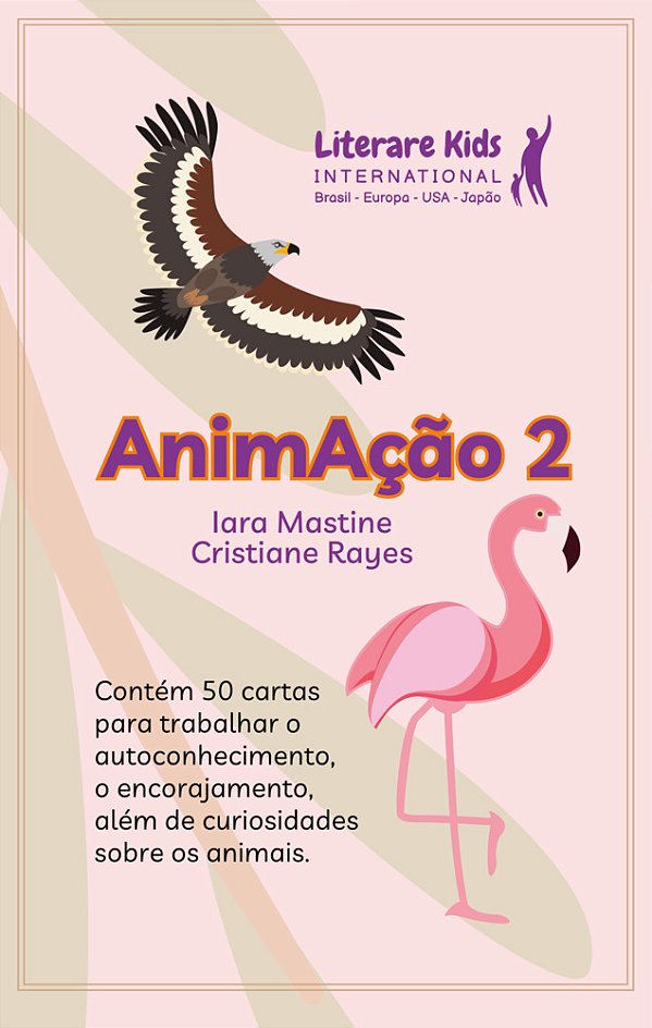 Animação 2 Contém 50 Cartas Para Trabalhar O Autoconhecimento, O Encorajamento Além De Curiosidades Sobre Animais..-