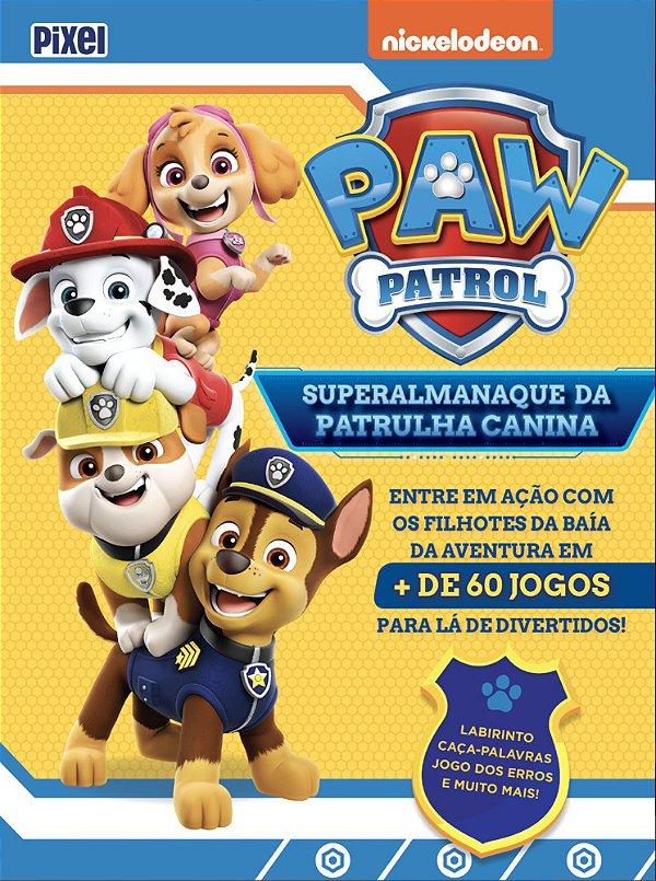 Superalmanaque Da Patrulha Canina Entre Em Ação Com Os Filhotes Da Baía Da Aventura Em Mais De 60 Jogos Para Lá De Divertidos!..-