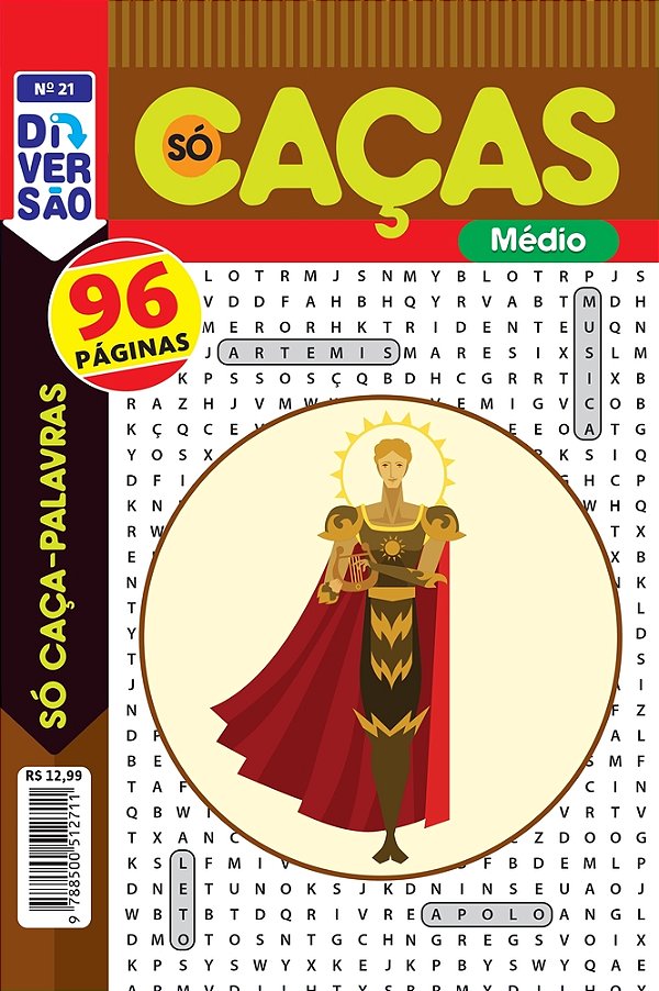 Livro Diversão Só Caça Palavras Ed 21..-