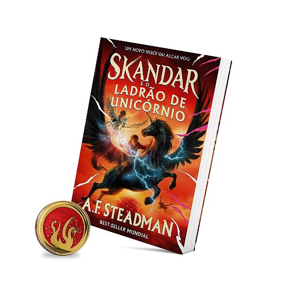 Skandar E O Ladrão De Unicórnio + Brinde..-