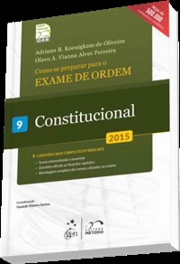 Como Se Preparar Para O Exame De Ordem - Constitucional - Série Resumo 1ª Fase - Oab - Vol 9 - 13ªE..-