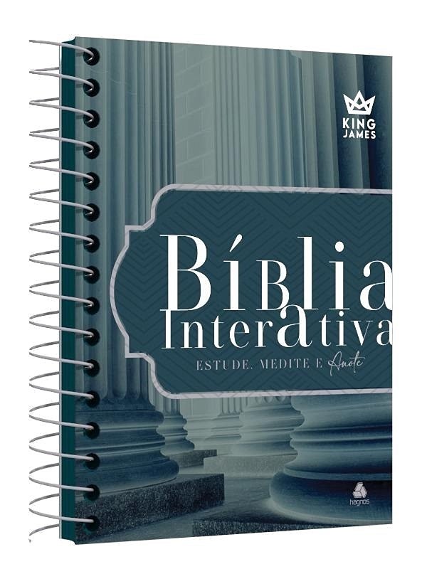 Bíblia Interativa Estude, Medite E Anote Modelo Amparo - King James..-