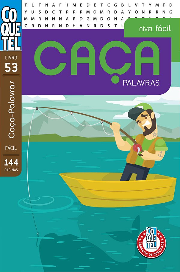 Livro Coquetel Caça Palavras Nível Fácil Ed 53..-