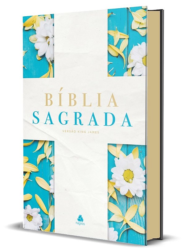 Bíblia Sagrada King James - Margarida Capa Dura..-